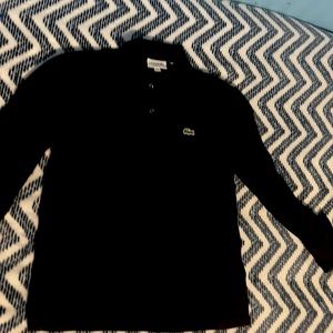 long sleeve polo shirt lacoste